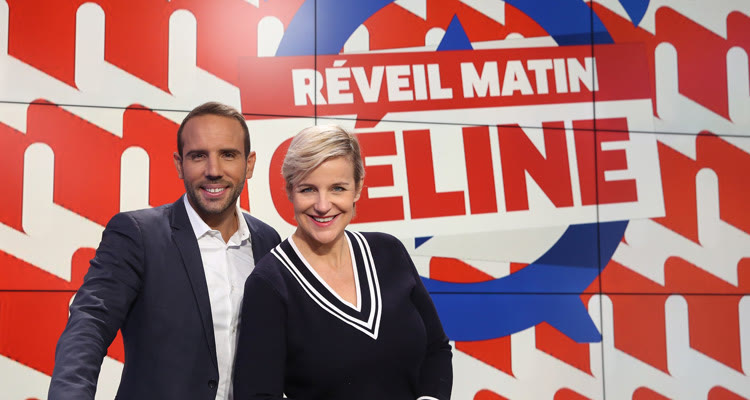 Thomas Desson et Céline Géraud, matinale « Réveil Matin Céline » sur RMC Sport